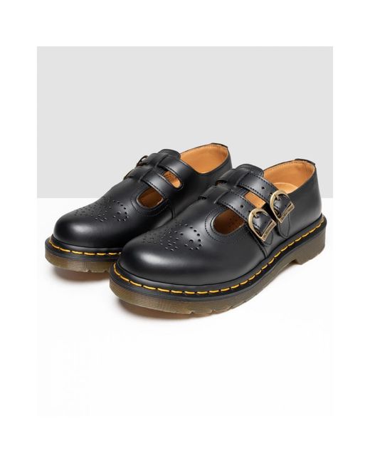 Dr. Martens 8065 Smooth Mary Jane Shoe in Black | Lyst Australia