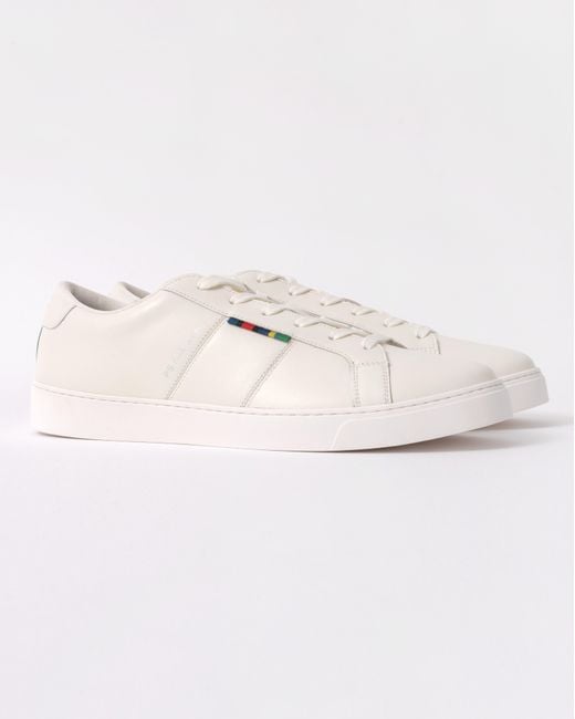Paul Smith Natural Beech Leather Trainers for men