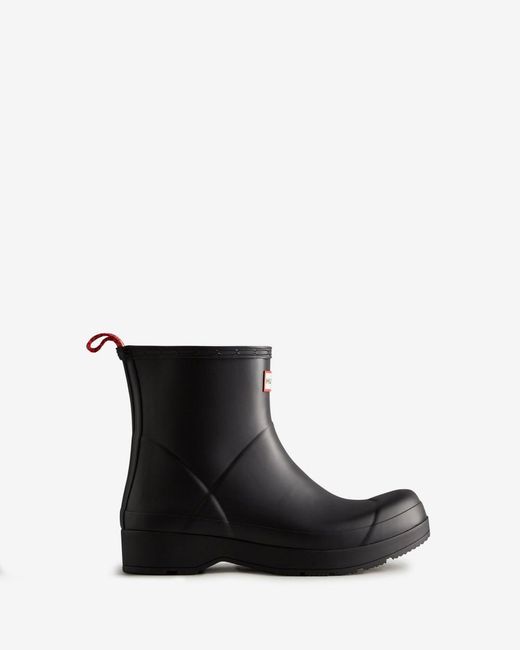 Hunter Black Play Short Boot for men