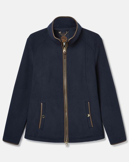 Joules Blue Heritage Full Zip Fleece