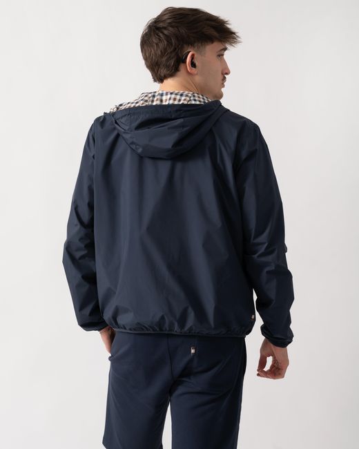 Aquascutum Blue Rlg Badge Reversible Sailor Jacket for men
