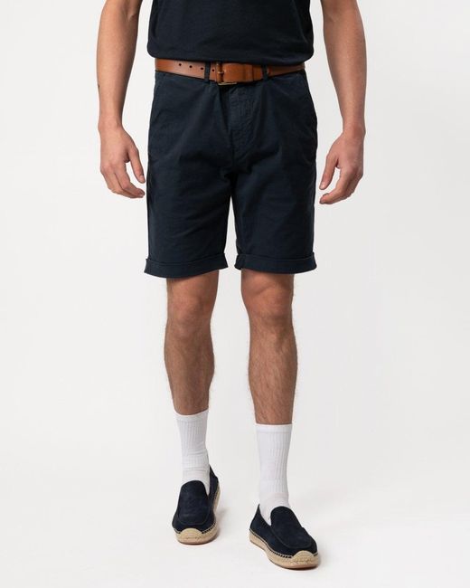 Gant Blue Slim Sunfaded Shorts for men