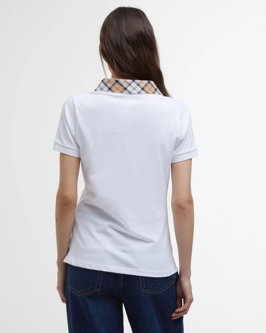 Barbour White Malvern Top