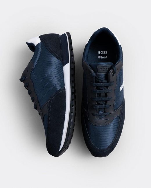 Boss Blue Parkour Running Trainers for men