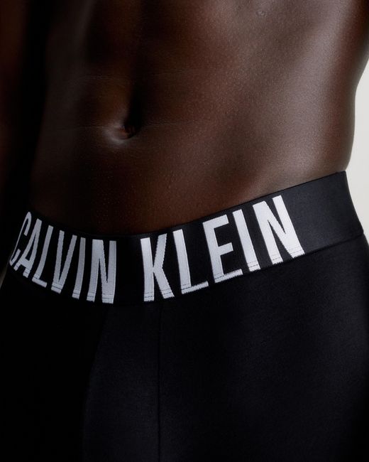Calvin Klein Black 3 Pack Trunks - Intense Power for men