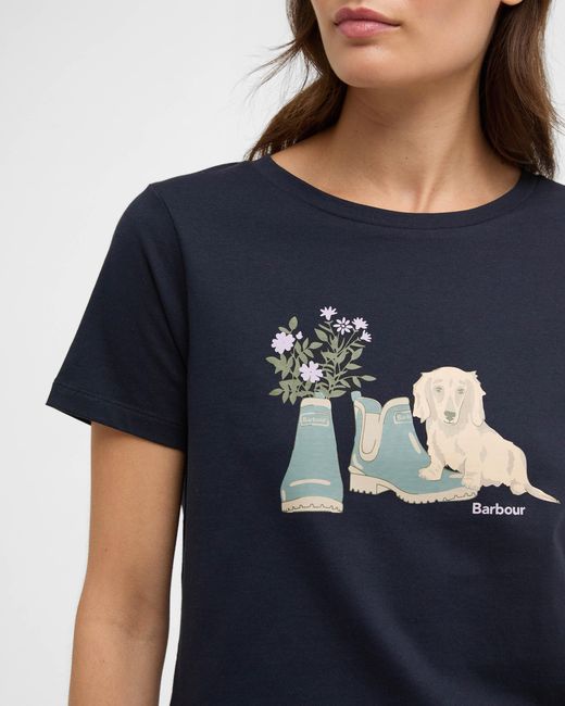 Barbour Blue Brambles T-Shirt