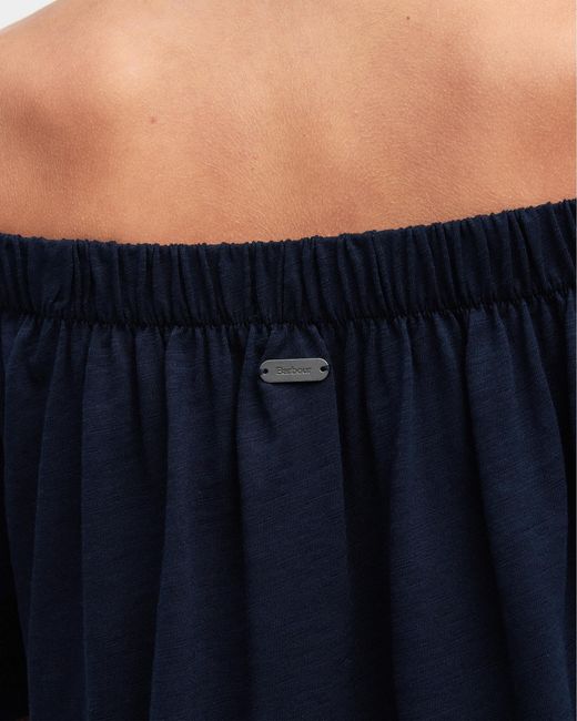 Barbour Blue Ralee Relaxed Top