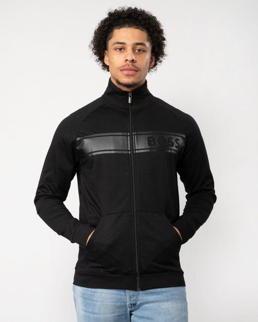 Boss Black Authentic Full Zip Loungewear Track Jacket for men