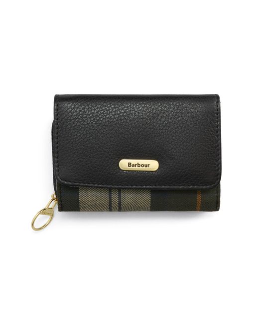 Barbour Black Rosa Leather French Purse