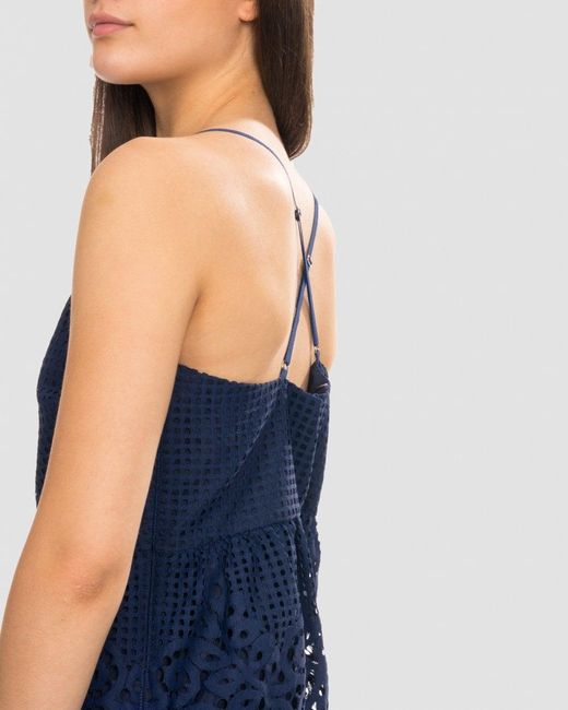 Tommy Hilfiger Blue Oc Helena Top Ss Ww0Ww25434716