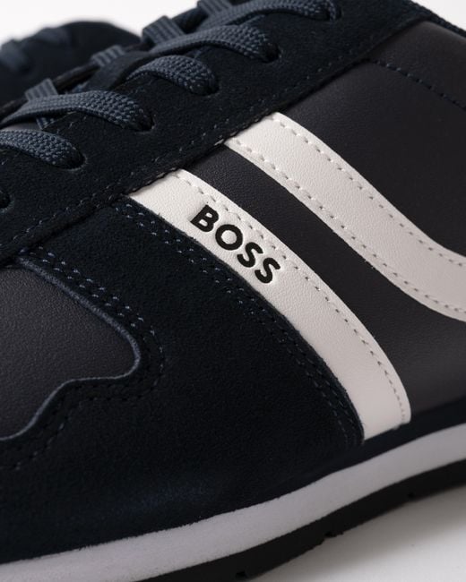 Boss Blue Levon Runn Pumi Trainers for men