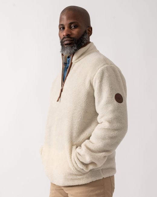 Gant Natural Half Zip Fleece for men