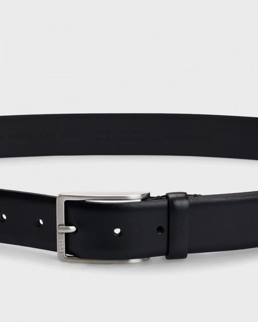 Boss Black Boss Erman Leather Belt 001 for men