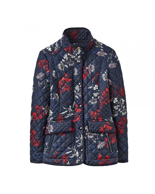 Joules Blue Newdale Printed Jacket