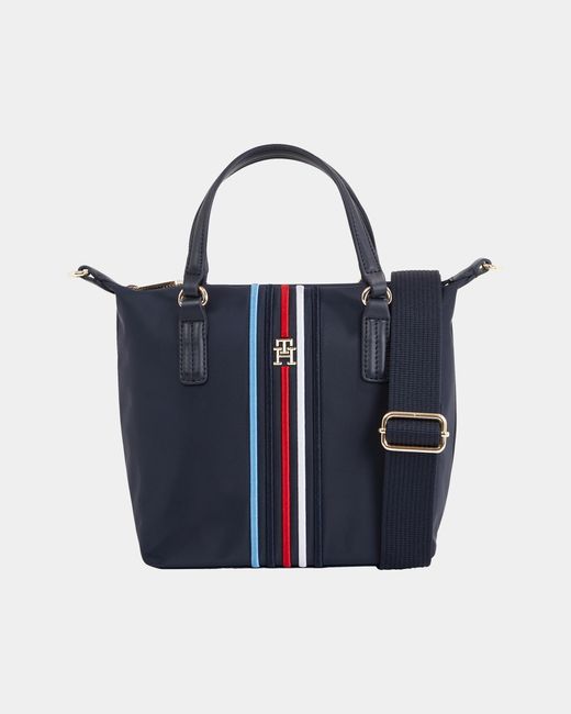 Tommy Hilfiger Blue Poppy Corporate Small Tote Bag