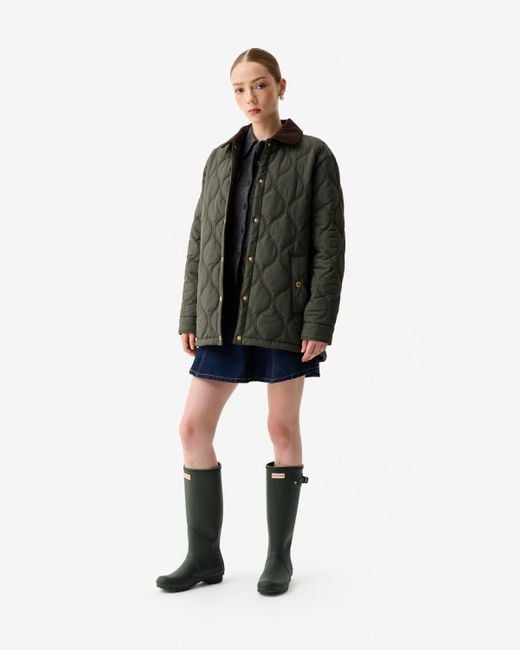 Hunter Black Witton Quilted Jacket