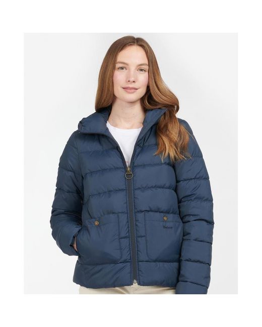 Barbour Oaktree Quilted Jacket in Navy 
