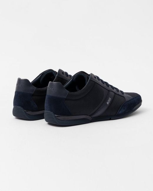 Boss Blue Saturn Low Top Trainers for men