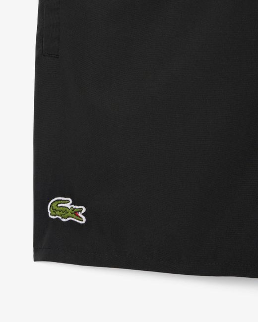 Lacoste Black Light Quick-Dry Swim Shorts for men