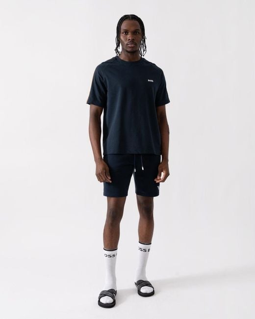 Boss Blue Iconic Loungewear T-Shirt 50527544 Size: M for men