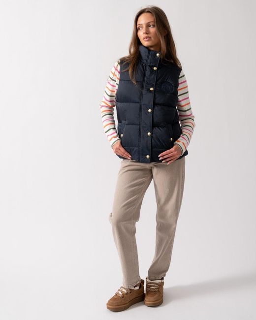 Joules Blue Reversible Gilet
