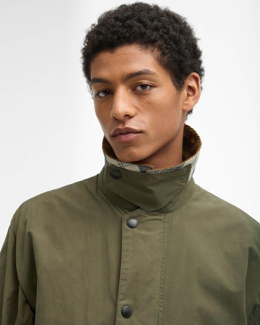 Barbour Green Icons Border Casual Jacket for men