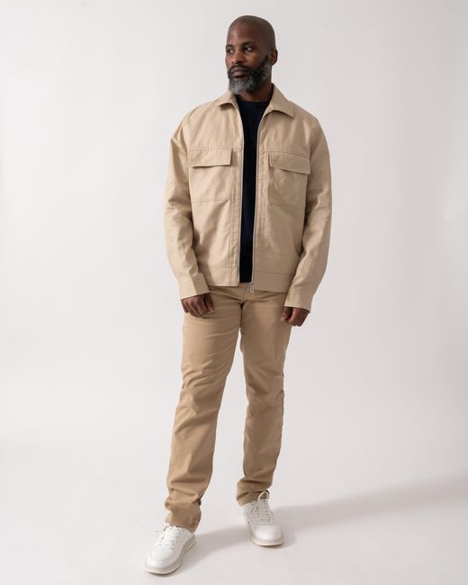 Paul Smith Natural Ps Zip Overshirt for men
