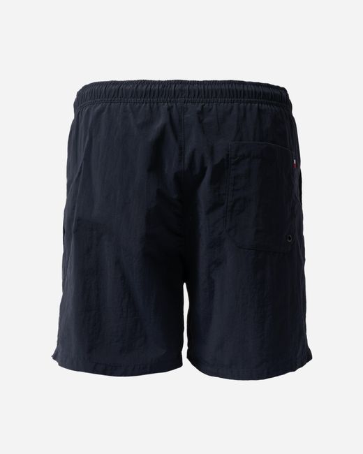 Tommy Hilfiger Blue Solid Drawstring Swimming Shorts for men