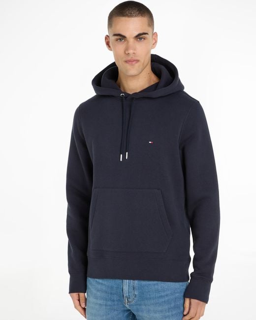 Tommy Hilfiger Blue Classic Flag Hoodie for men