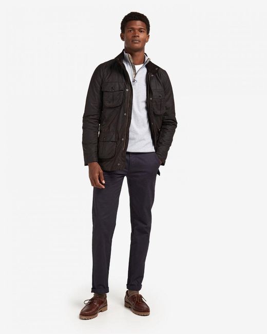 Barbour Black Corbridge Wax Jacket for men