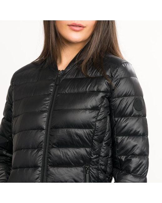 black armani puffer jacket