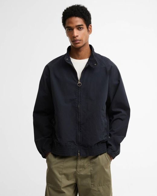 Barbour Blue Royston Cotton Casual Jacket for men