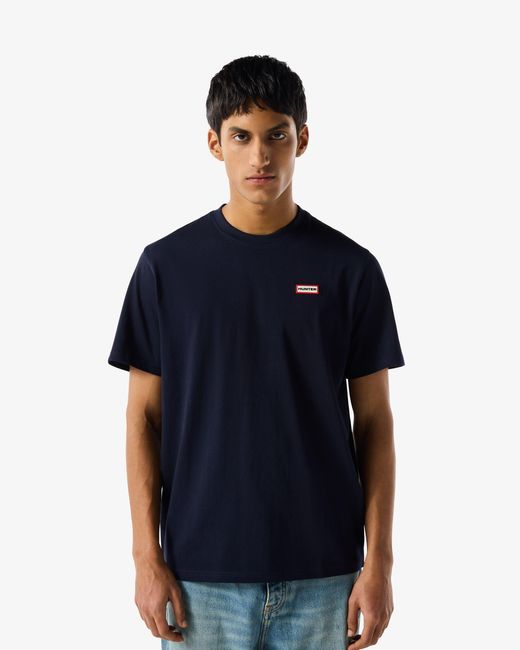 Hunter Blue Label Essentials Logo T-Shirt for men