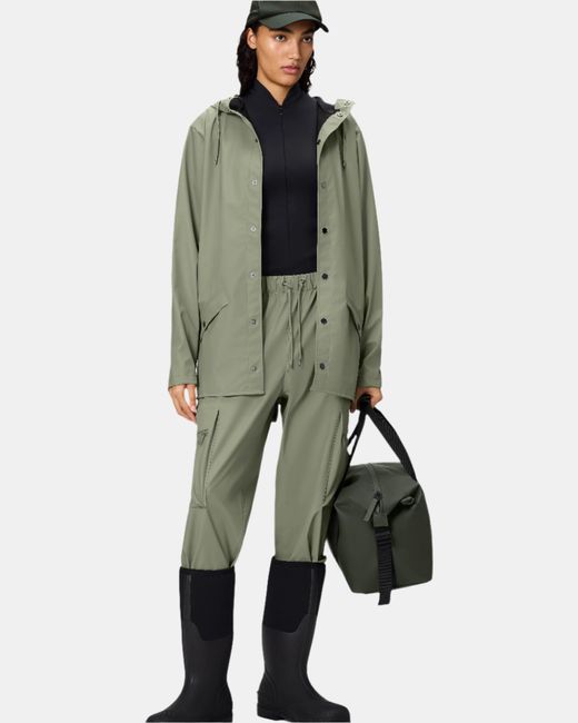 Rains Green Jacket