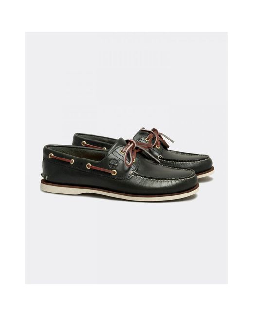 Timberland Black Earthkeepers Classic Boat Shoe for men