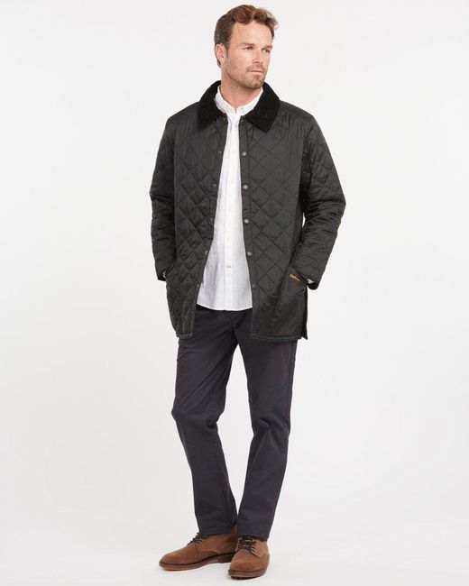 Barbour Black Liddesdale Quilted Jacket Size: S for men