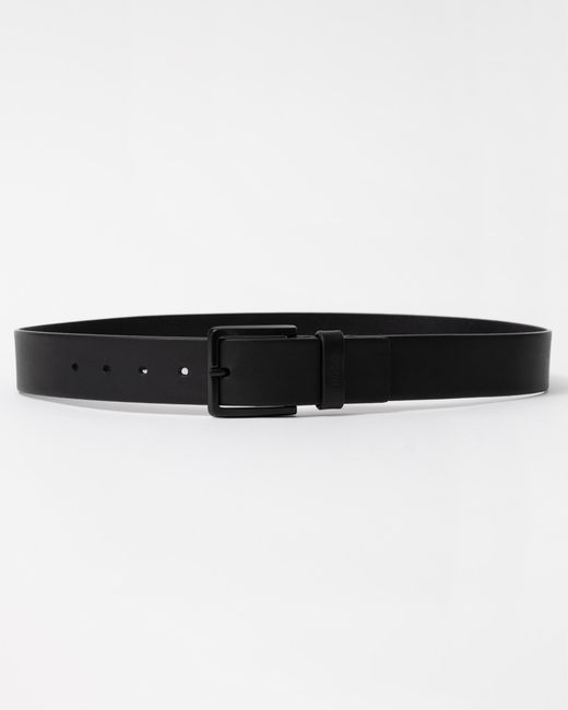 HUGO Black Gioni Leather Belt Nos for men