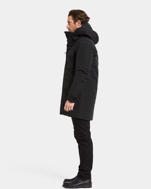 Didriksons Black Aiden Parka for men