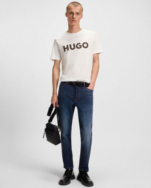 HUGO Blue 634 Tapered-Fit Jeans for men