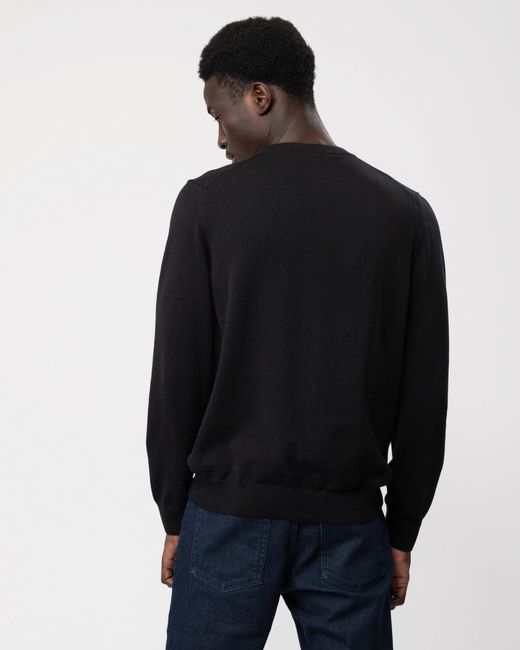 Lacoste Black Unisex Organic Cotton Sweater