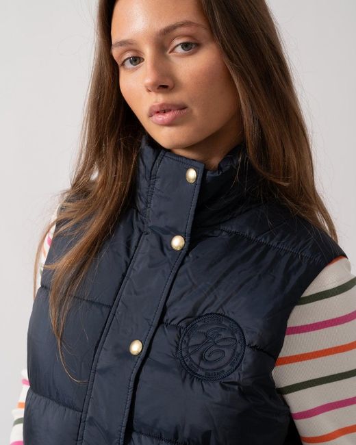 Joules Blue Reversible Gilet