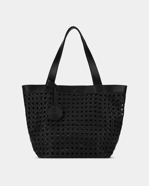 Ilse Jacobsen Black Braid Braided Shopper