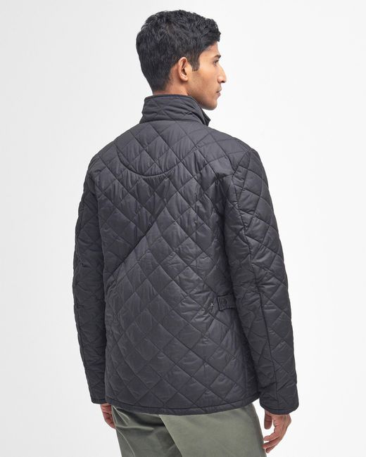 Barbour Gray Chelsea Sportsquilt Jacket for men