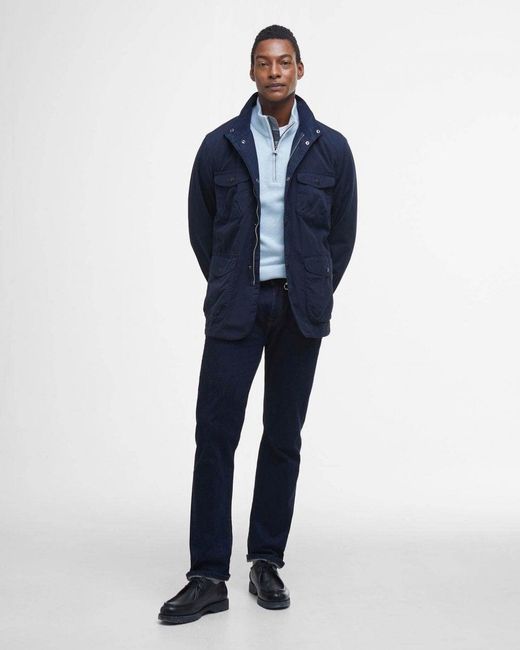 Barbour Blue Ogston Casual Jacket for men