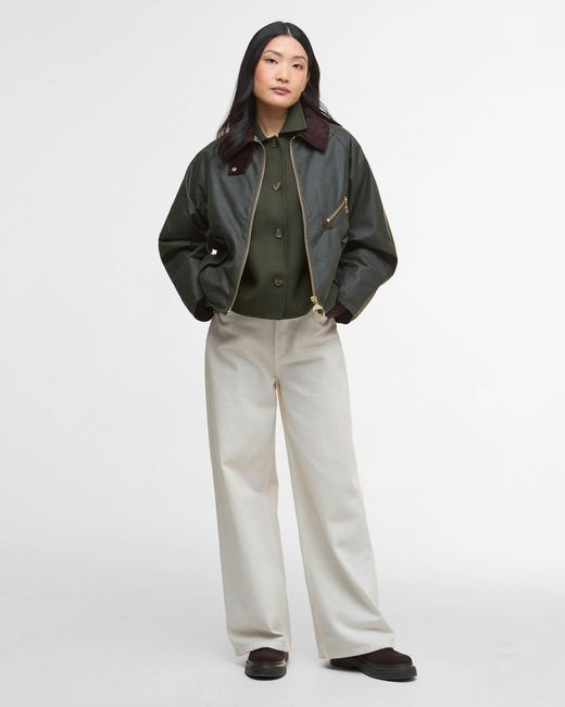 Barbour Black Arlene Wax Jacket