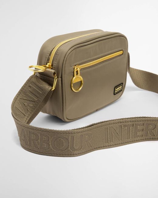 Barbour Gray Qualify Micro Crossbody Bag