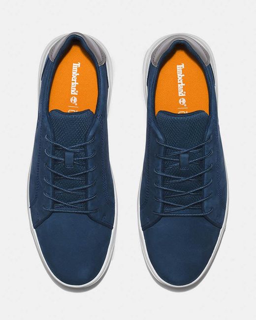 Timberland Blue Seneca Bay Lace Low Top Trainers for men