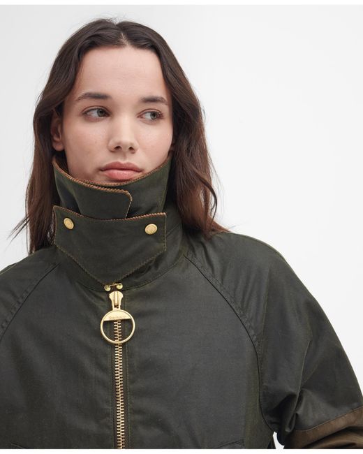 Barbour Gray Allerston Wax Jacket Colour: Archive/Beech/Ancient