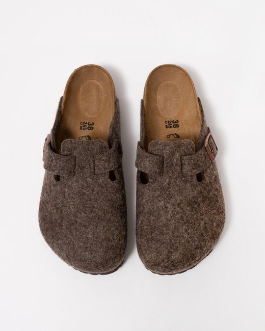 Birkenstock Multicolor Boston Wool Felt Clogs
