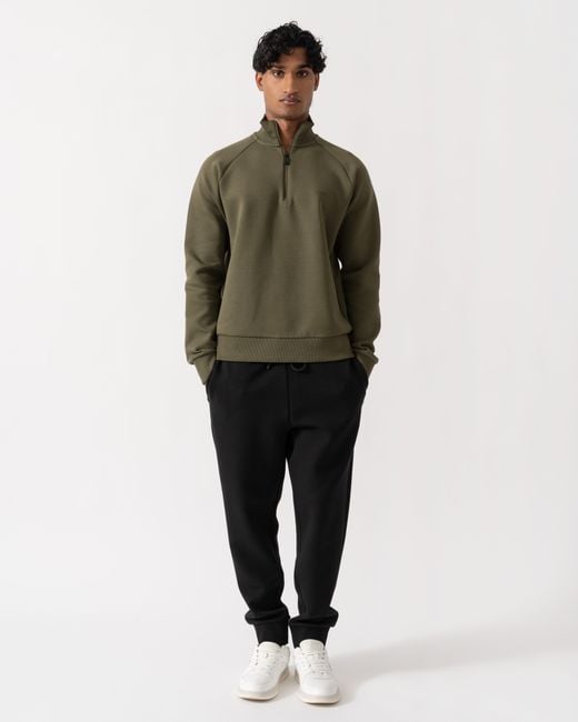 Boss Green Sweat Zip-Neck Sweatshirt for men